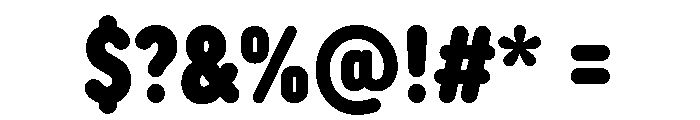 TT Rounds Neue Trl Cmd XBd Font OTHER CHARS