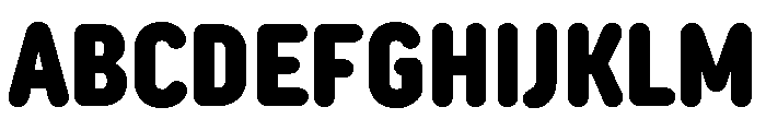 TT Rounds Neue Trl Cmd XBd Font UPPERCASE