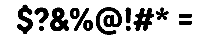 TT Rounds Neue Trl Cnd Bd Font OTHER CHARS