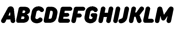 TT Rounds Neue Trl Cnd Blc It Font UPPERCASE