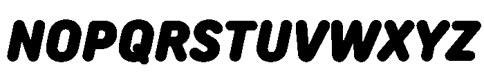 TT Rounds Neue Trl Cnd Blc It Font UPPERCASE