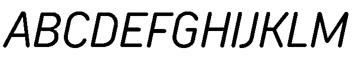 TT Rounds Neue Trl Cnd It Font UPPERCASE