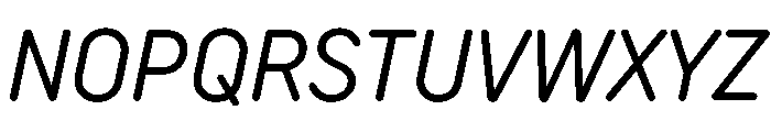 TT Rounds Neue Trl Cnd It Font UPPERCASE