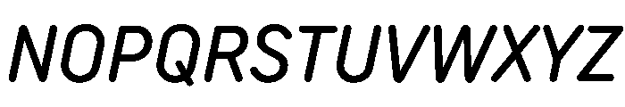 TT Rounds Neue Trl Cnd Md It Font UPPERCASE