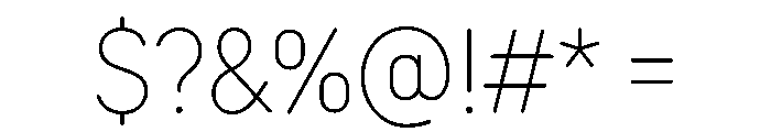 TT Rounds Neue Trl Cnd Th Font OTHER CHARS