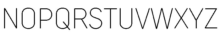 TT Rounds Neue Trl Cnd Th Font UPPERCASE