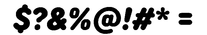 TT Rounds Neue Trl Cnd XBd It Font OTHER CHARS