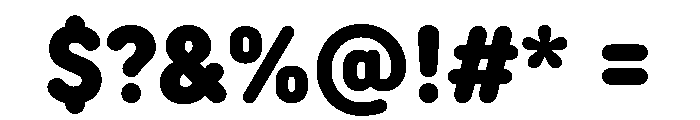 TT Rounds Neue Trl Cnd XBd Font OTHER CHARS