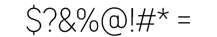 TT Rounds Neue Trl Cnd XLt Font OTHER CHARS