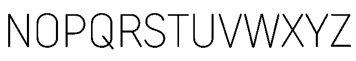 TT Rounds Neue Trl Cnd XLt Font UPPERCASE