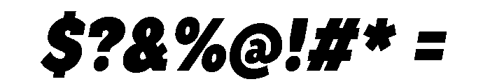 TT Slabs Trl Cnd Black Italic Font OTHER CHARS