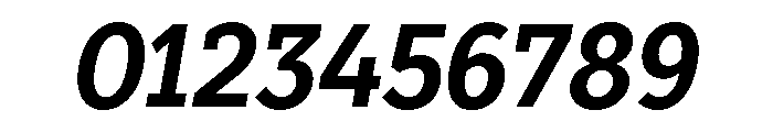 TT Slabs Trl Cnd Bold Italic Font OTHER CHARS