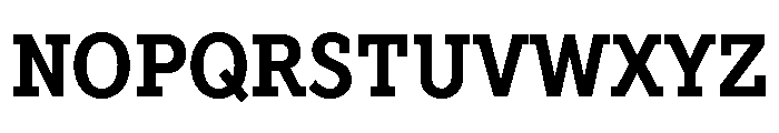 TT Slabs Trl Cnd Bold Font UPPERCASE