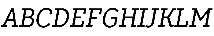 TT Slabs Trl Cnd Italic Font UPPERCASE