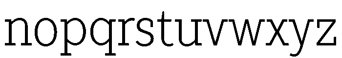 TT Slabs Trl Cnd Light Font LOWERCASE