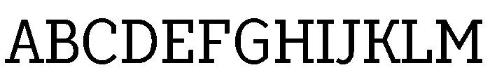 TT Slabs Trl Cnd Regular Font UPPERCASE