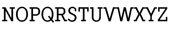 TT Slabs Trl Cnd Regular Font UPPERCASE