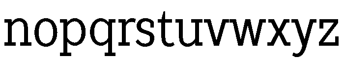 TT Slabs Trl Cnd Regular Font LOWERCASE