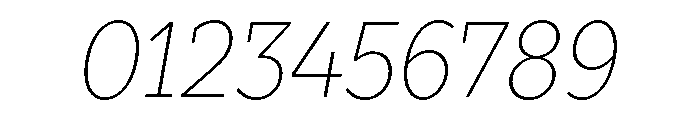 TT Slabs Trl Cnd Thin Italic Font OTHER CHARS
