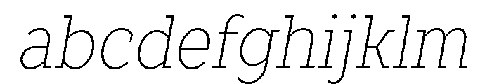 TT Slabs Trl Cnd Thin Italic FONT
