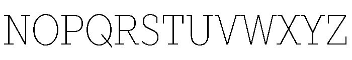 TT Slabs Trl Cnd Thin Font UPPERCASE