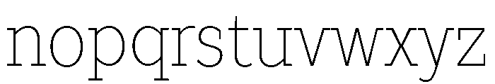 TT Slabs Trl Cnd Thin Font LOWERCASE
