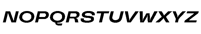 TT Travels Next Trl Bd It Font UPPERCASE