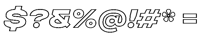 TT Travels Next Trl Blc Outline It Font OTHER CHARS