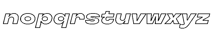 TT Travels Next Trl Blc Outline It Font LOWERCASE