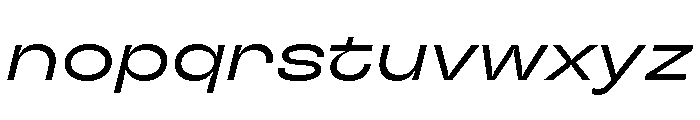 TT Travels Next Trl Md It Font LOWERCASE