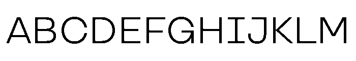 TT Travels Trl Regular Font UPPERCASE