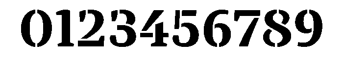 TT Tricks Stencil Trl Bd Font OTHER CHARS