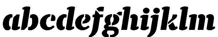 TT Tricks Stencil Trl Blc It FONT