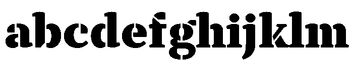 TT Tricks Stencil Trl Blc FONT
