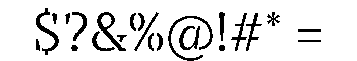 TT Tricks Stencil Trl Lt Font OTHER CHARS