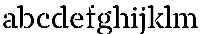 TT Tricks Stencil Trl Rg FONT