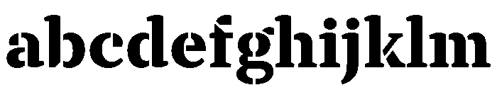 TT Tricks Stencil Trl XBd FONT
