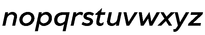 TT Wellingtons Trl DemiBold It Font LOWERCASE