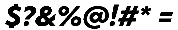 TT Wellingtons Trl ExtraBold It Font OTHER CHARS