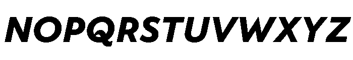 TT Wellingtons Trl ExtraBold It Font UPPERCASE