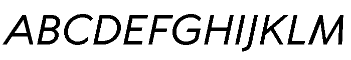 TT Wellingtons Trl Medium It Font UPPERCASE
