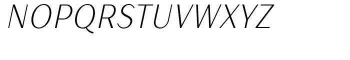 TT Drugs Condensed Light Italic Font UPPERCASE