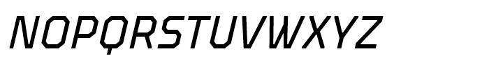 TT Octosquares Condensed Italic Font UPPERCASE