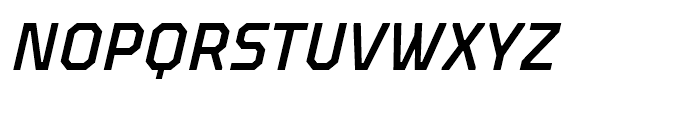 TT Octosquares Condensed Medium Italic Font UPPERCASE