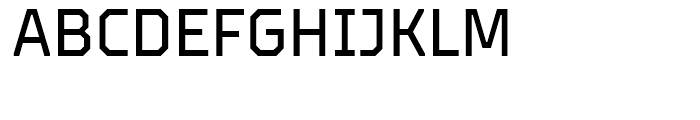 TT Octosquares Condensed Regular Font UPPERCASE