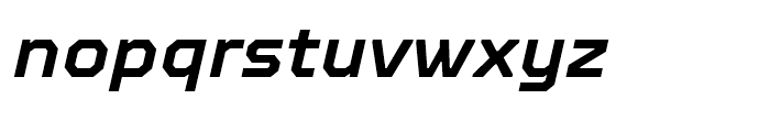 TT Octosquares DemiBold Italic Font LOWERCASE