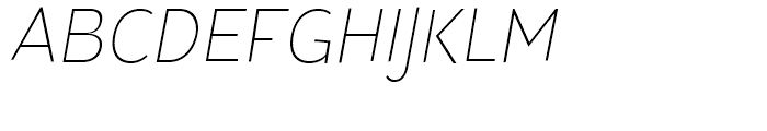 TT Pines Light Italic Font UPPERCASE