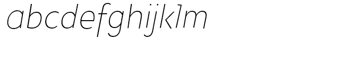 TT Pines Light Italic Font LOWERCASE