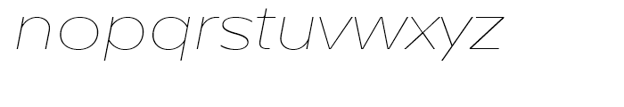 TT Runs Thin Italic Font LOWERCASE