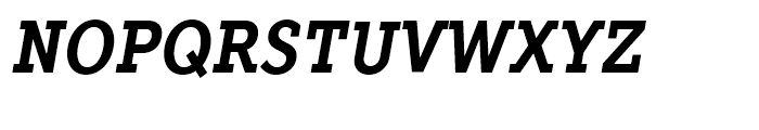 TT Slabs Condensed Bold Italic Font UPPERCASE